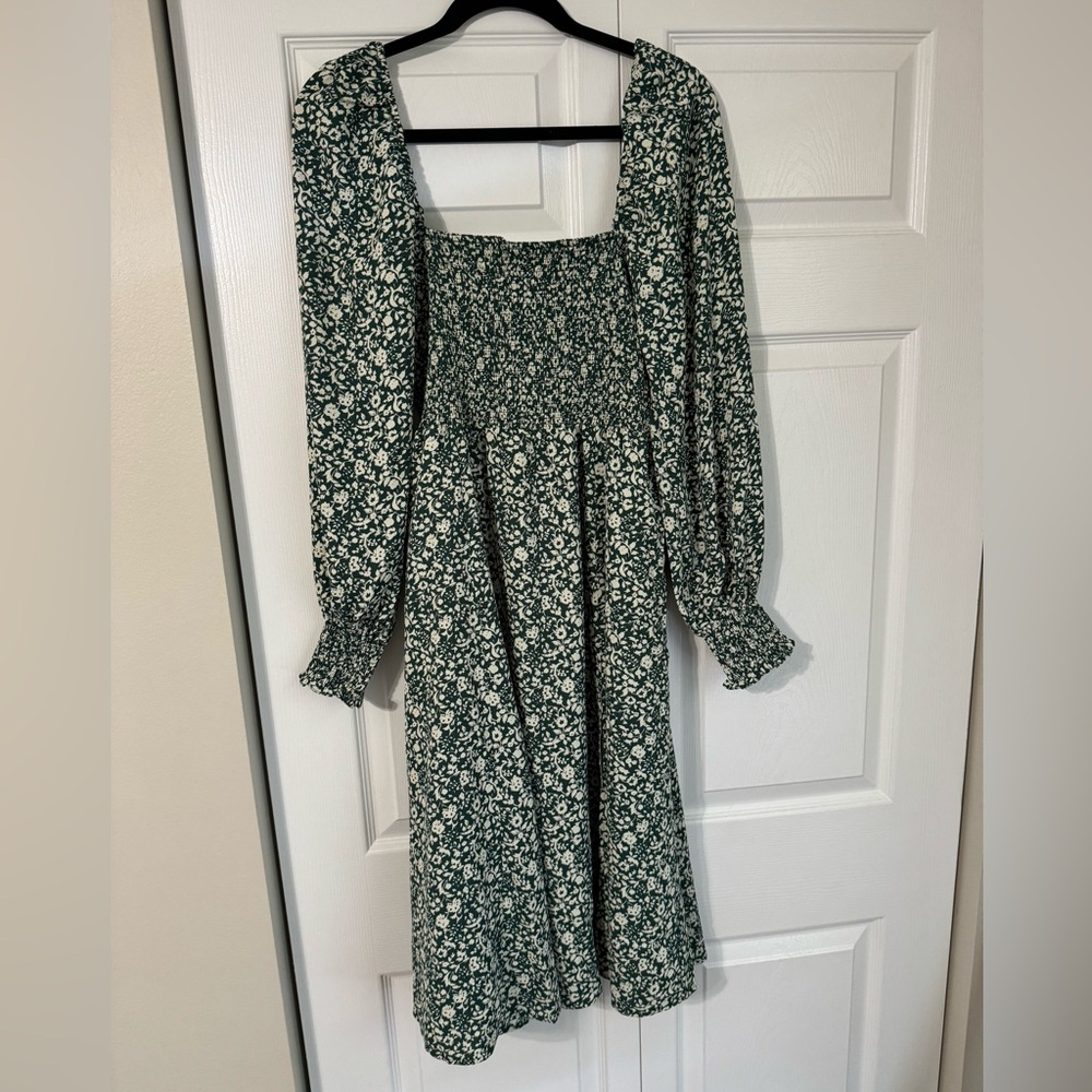 Classic Smoked Midi Dress with slit